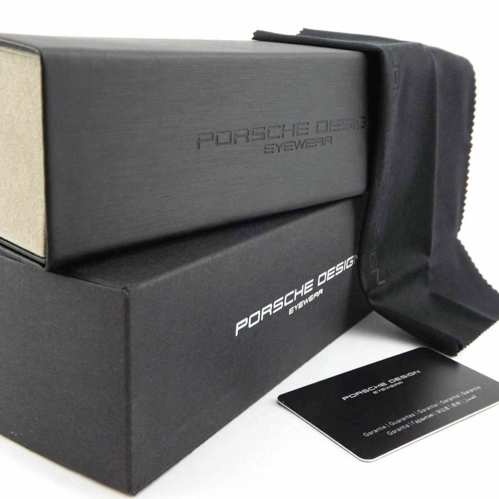 Porsche Design Sunglasses - P'8609-C Silver/Green 58-14-140 - Picture 12 of 13